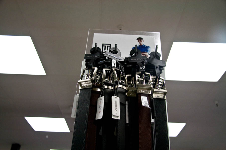 Belts from Bill Adler Design often end up in chain department stores.